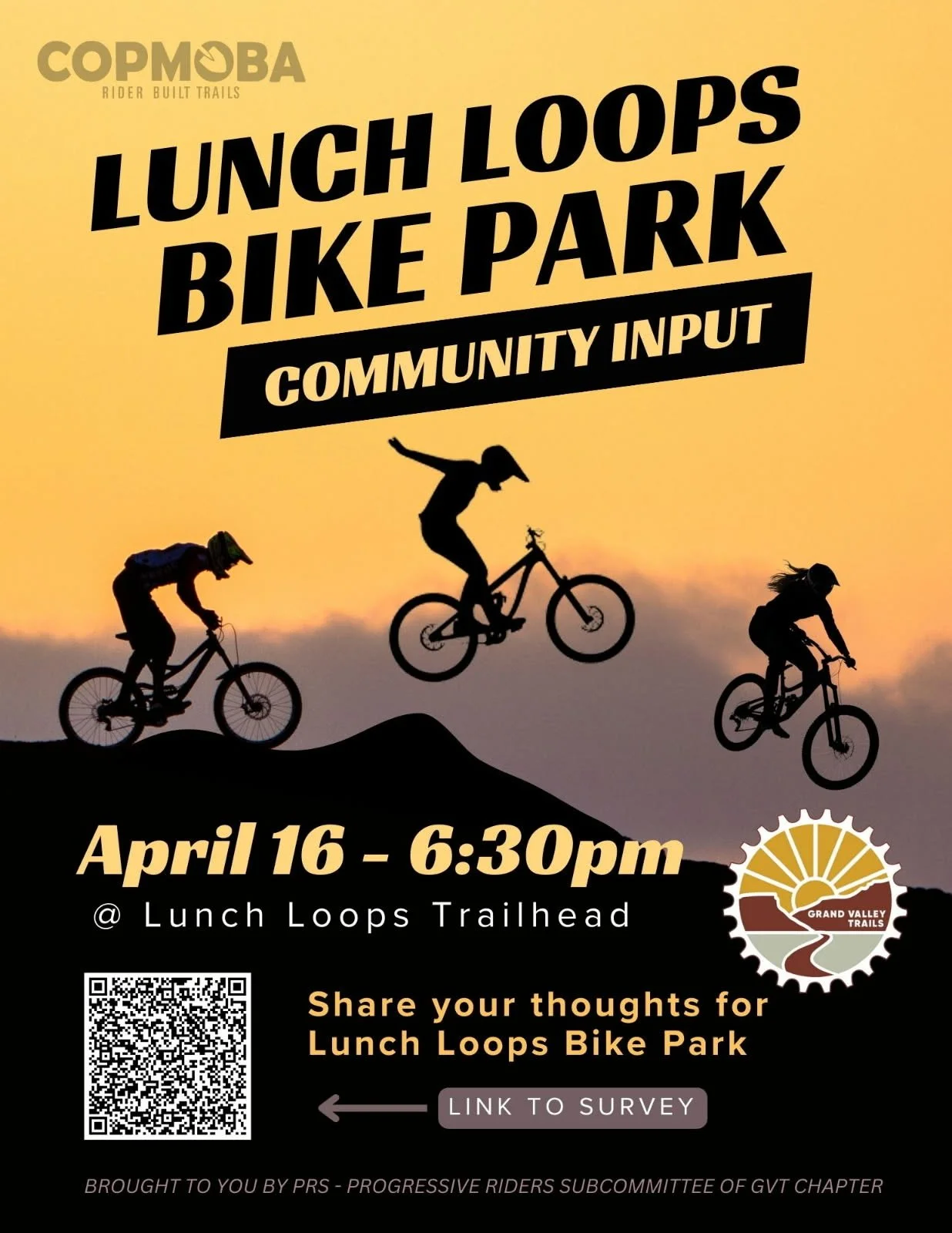 Lunch Loops Bike Park Community Event