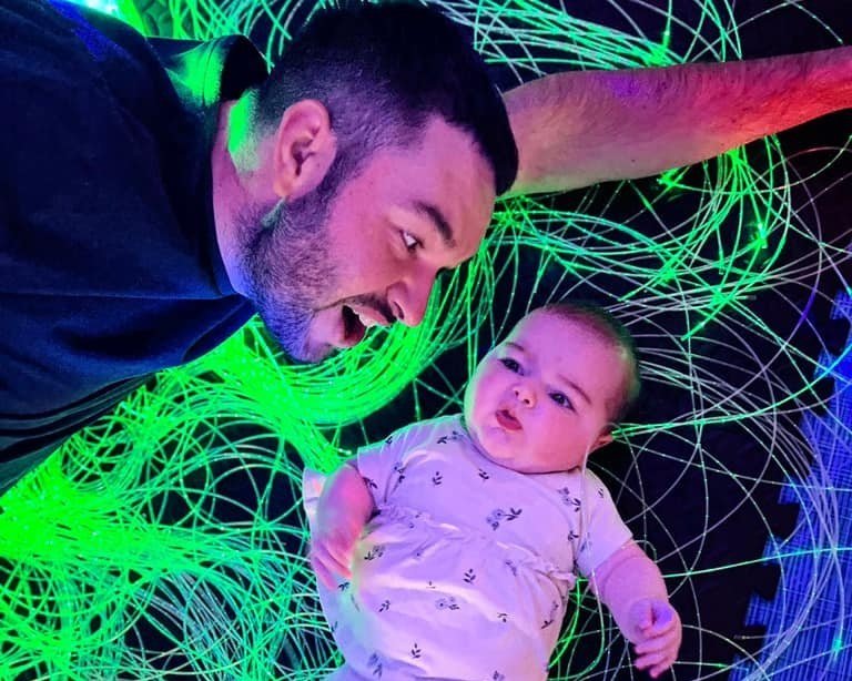 Sensory Baby Bonding With Dad