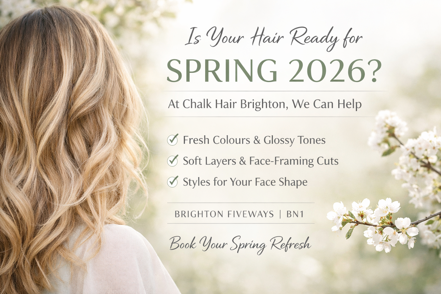 Is Your Hair Ready for Spring 2026? At Chalk Hair Brighton, We Can Help