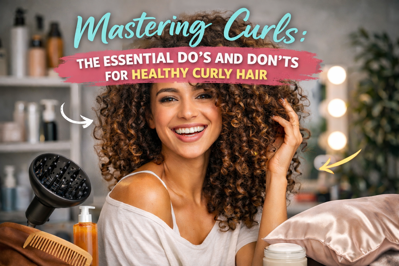 Mastering Curls: The Essential Do’s and Don’ts for Healthy Curly Hair