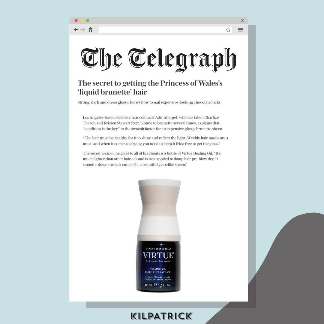Thank you @telegraph @luciaferraribeauty for the recent feature of our client @virtuelabs! ⁠
⁠
If you'd like to see your brand in similar publications, get in touch at hello@wearekilpatrick.com 📧⁠
⁠
#WeAreKilpatrick #virtuelabs
