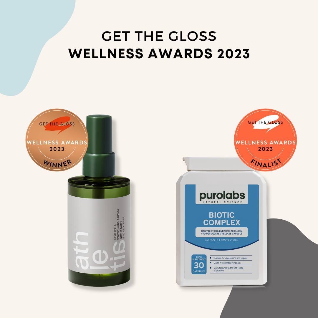 Congratulations to our clients @athletiabeauty_uk, who won a Bronze award in the Best Home Wellness Scent or Home Scent Accessory, and @purolabs who was a finalist for Best For Digestive/Gut Health in the @getthegloss Wellness Awards 2023🙌⁠
⁠
#WeAre