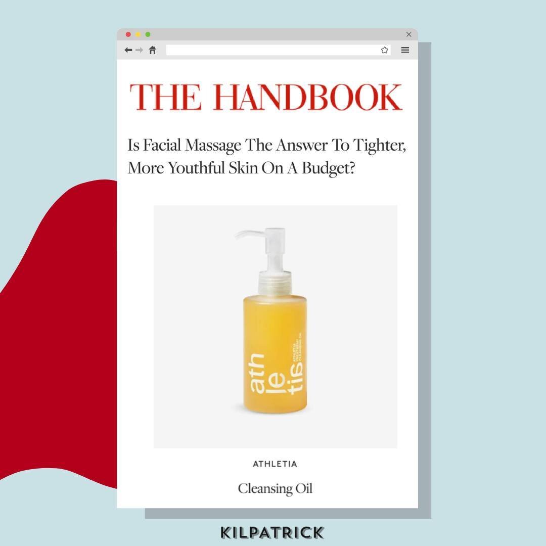 Thank you @thehandbooknews for featuring our client @atheltiabeauty_uk in your article.⁠
⁠
If you would like more info about atheltia's Cleansing Oil, get in touch: atheltia@wearekilpatrick.com 📧⁠
⁠
#WeAreKilpatrick #athletiabeauty
