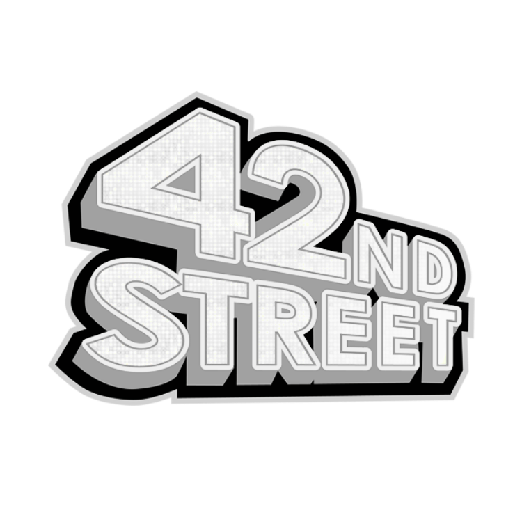 White and Black 42nd Street Logo