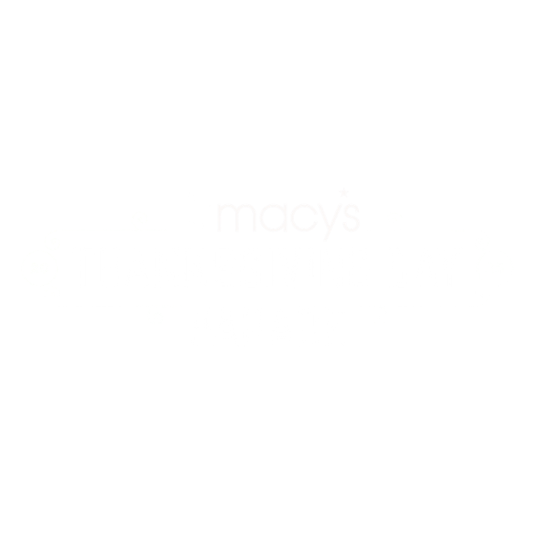 White Macy's Thanksgiving Day Parade Logo