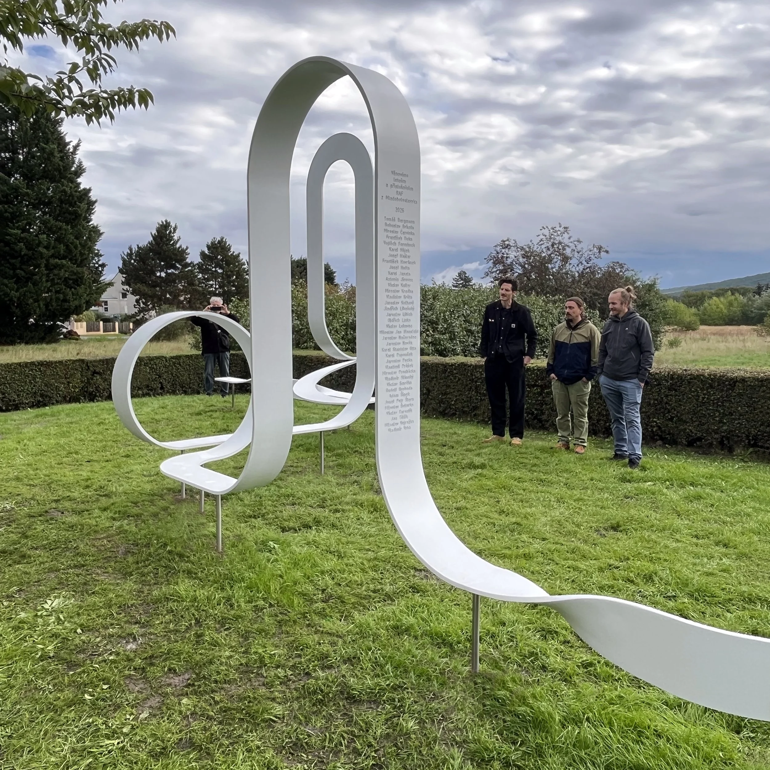 Contrail-RAF Memorial monument, Mlada Boleslav, Czech Republic, Opening ceremony 24/9 2026