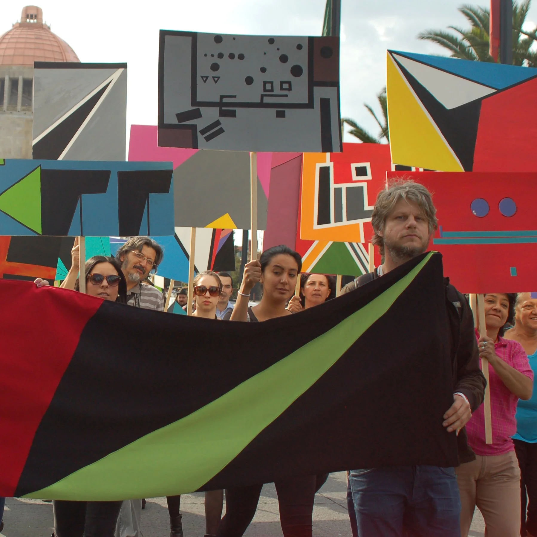 Demonstration October 11, Mexico City