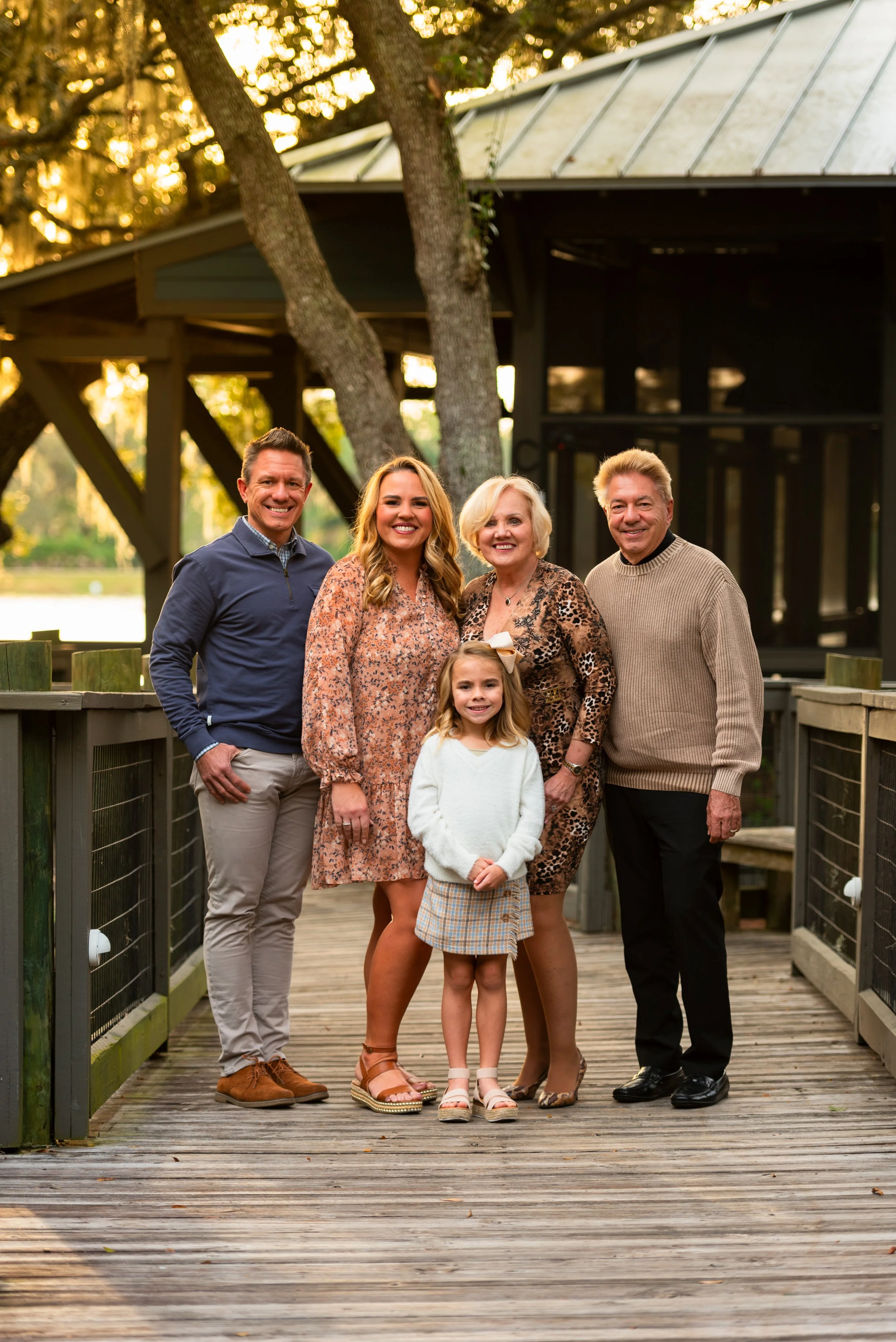 Three Generations at the Lake House, FishHawk