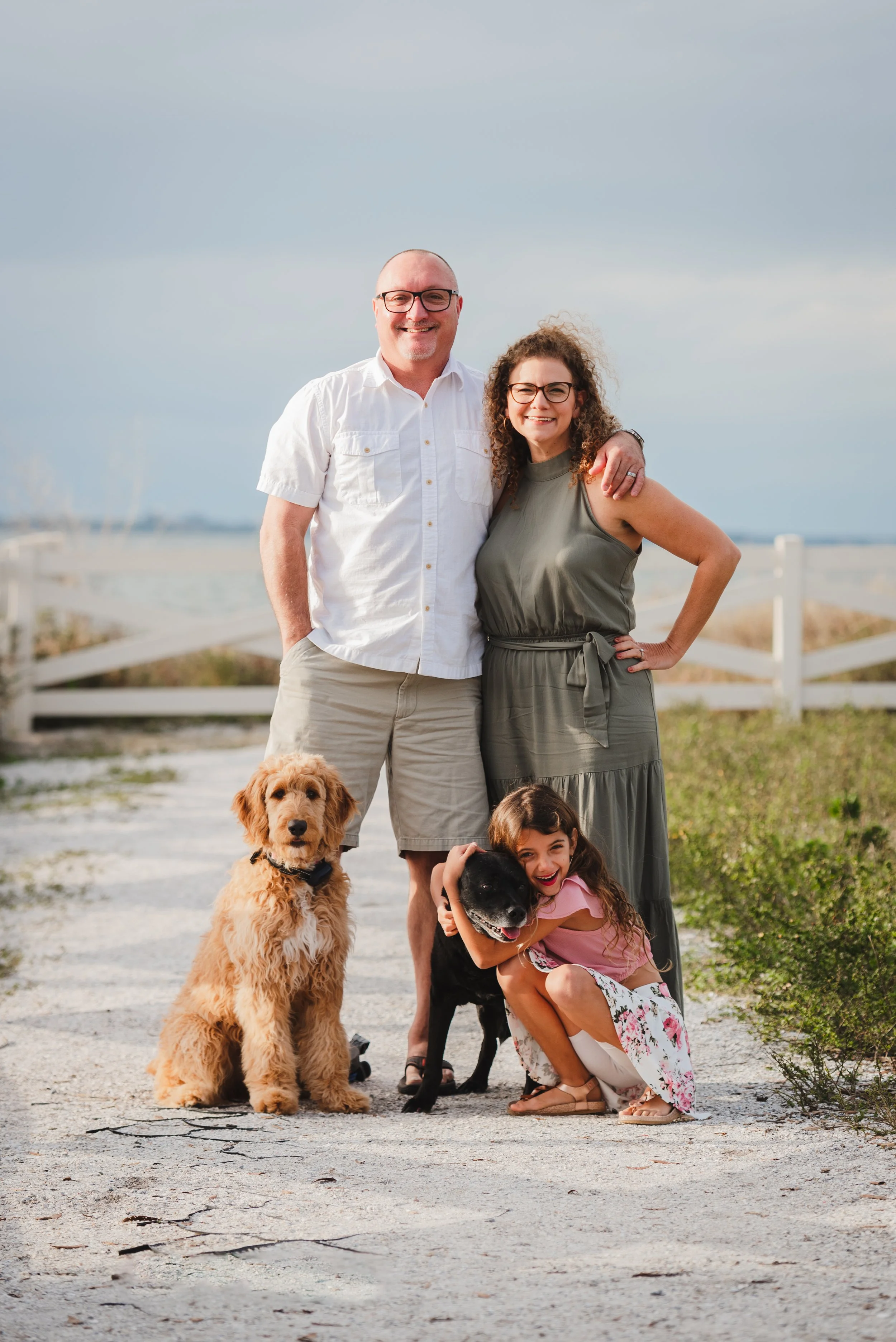 A Golden Hour Extended Family Session at Apollo Beach Nature Preserve (Copy)