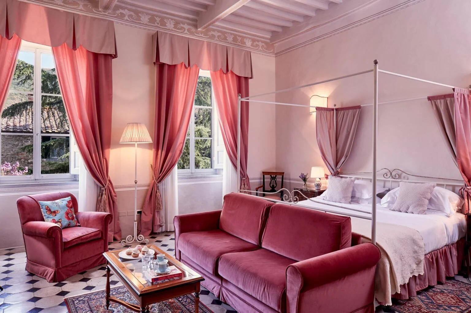 Five pretty-in-pink hotels for a Barbie-inspired break by Small Luxury Hotels of the World.