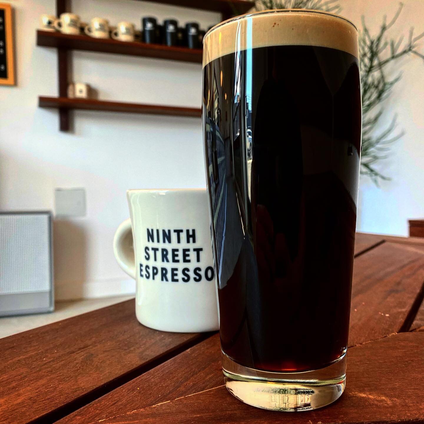 Twelfth Street is our new 5.7% Nitro Coffee Porter, a collaboration with our friends and neighbors @ninthstreetespresso 

The beans were roasted fresh next door - have you peeked into their windows and seen them roasting on weekdays?

We sampled a nu