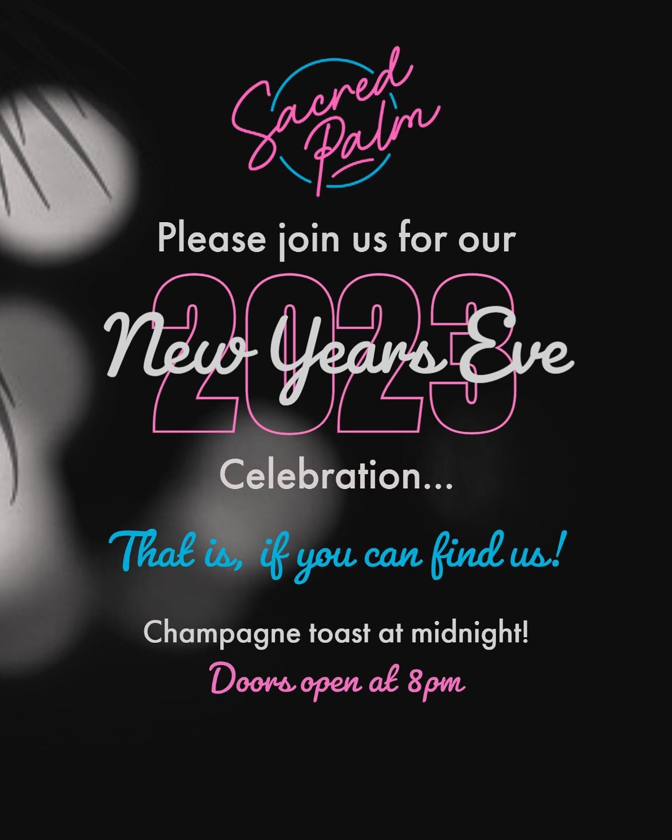 Can you believe that we are just days away from ringing in the New Year!?! Ya, we can&rsquo;t believe it either! Please join us this Saturday for a Tiki Filled NYE Celebration! Doors open at 8pm and Champagne Toast at Midnight! 🍾🥂🍾🥂