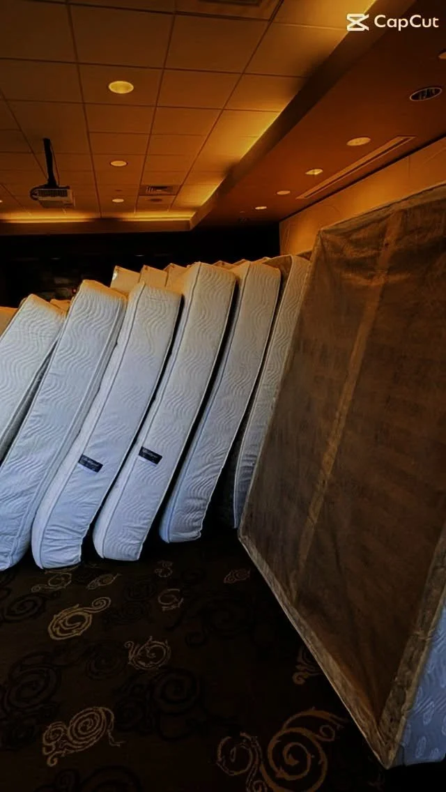 500+ box springs and mattresses removed from a local hotel in a timely manner! Give us a call for any commercial or residential clean-outs #junkremoval #propertymanagement #realestate  #cleanout #haul #cont