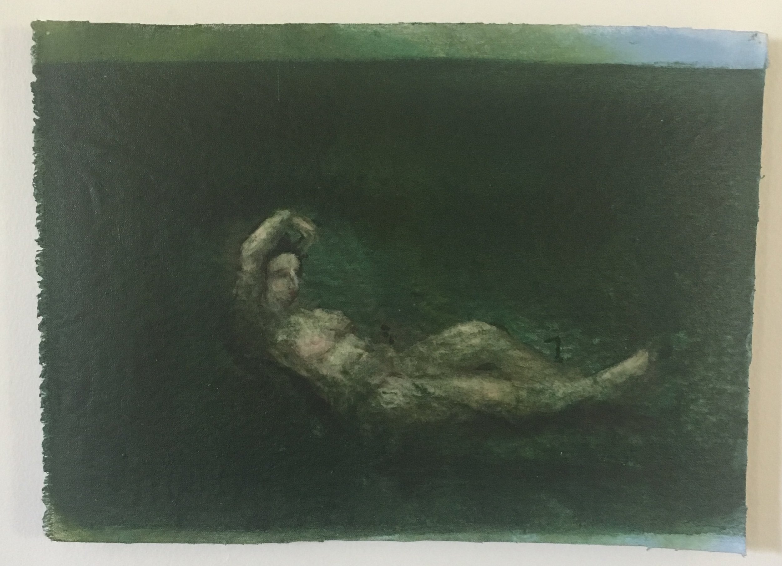 Huldra #2, 2019
Oil on canvas mounted on aluminum
19.5 x 15.5 inches