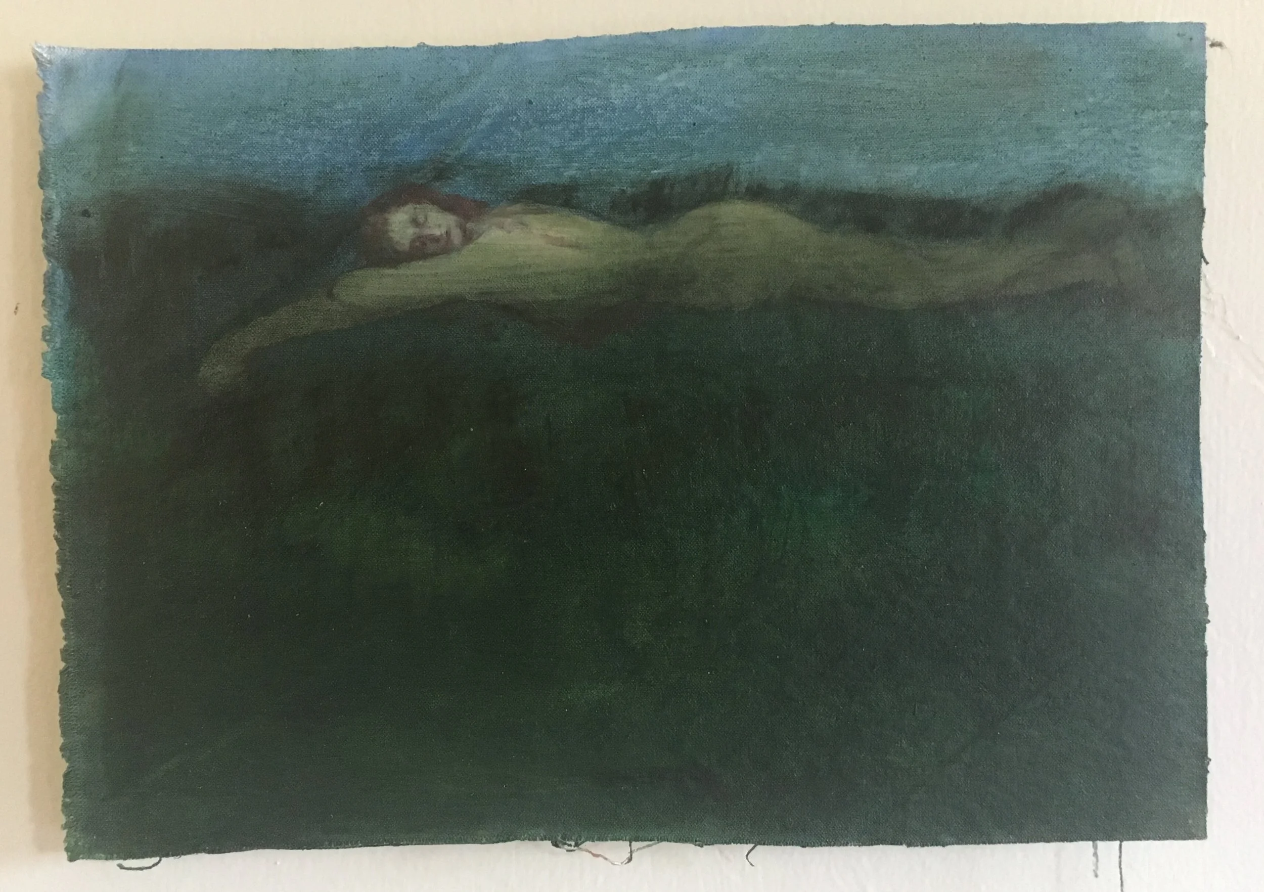 Huldra #1, 2019
Oil on canvas mounted on aluminum
15.5 x 13 inches