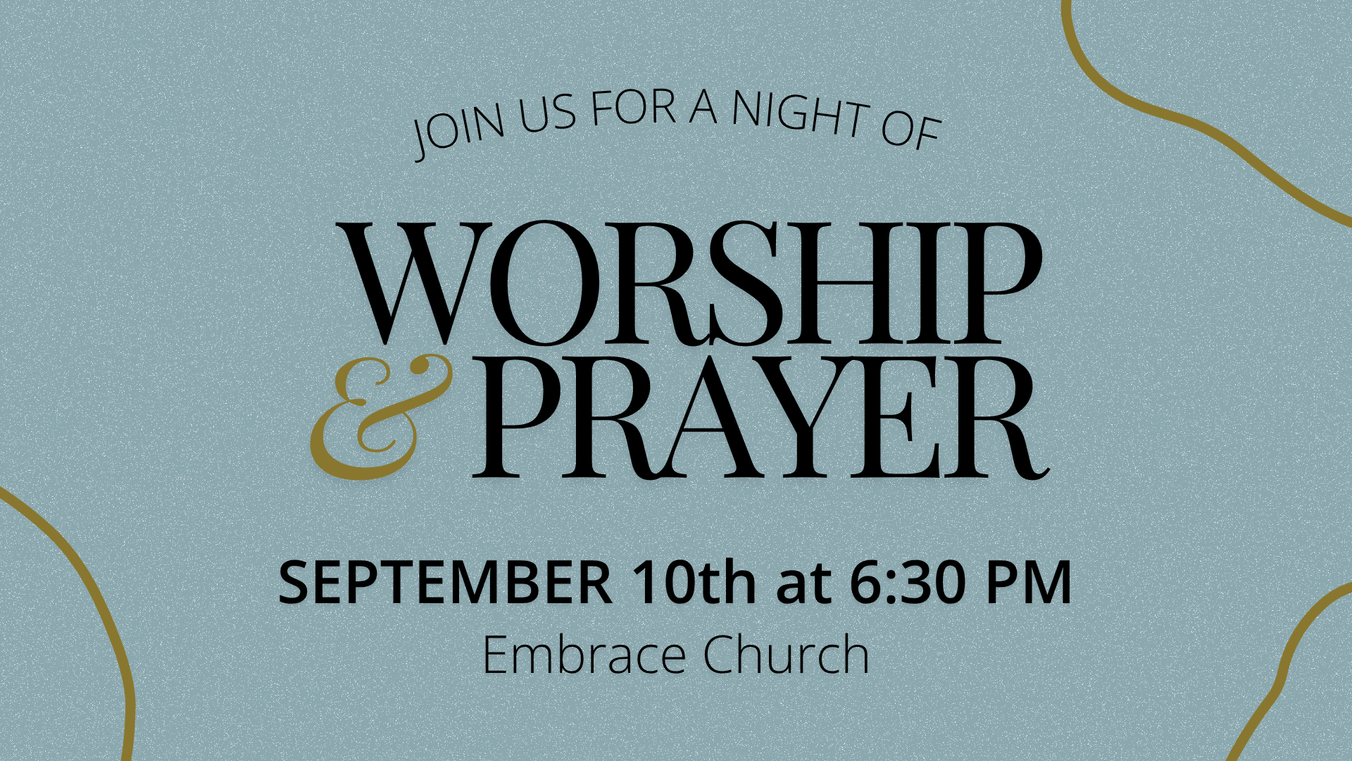 NIGHT OF WORSHIP & PRAYER