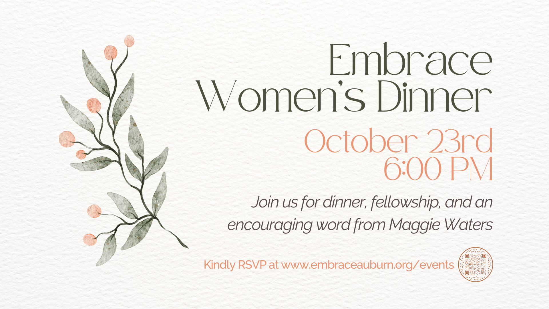 EMBRACE WOMEN’S DINNER