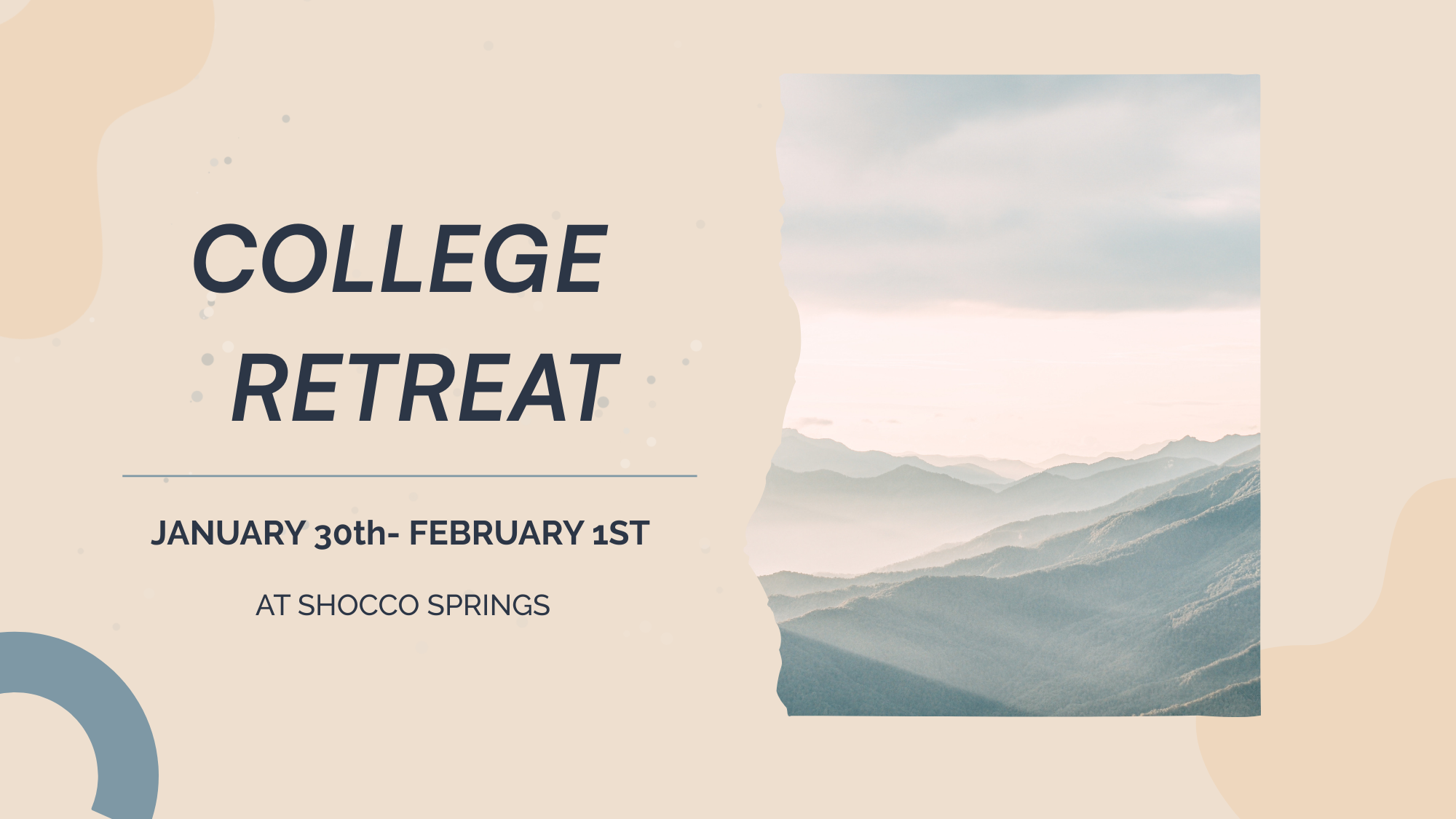 EMBRACE COLLEGE RETREAT