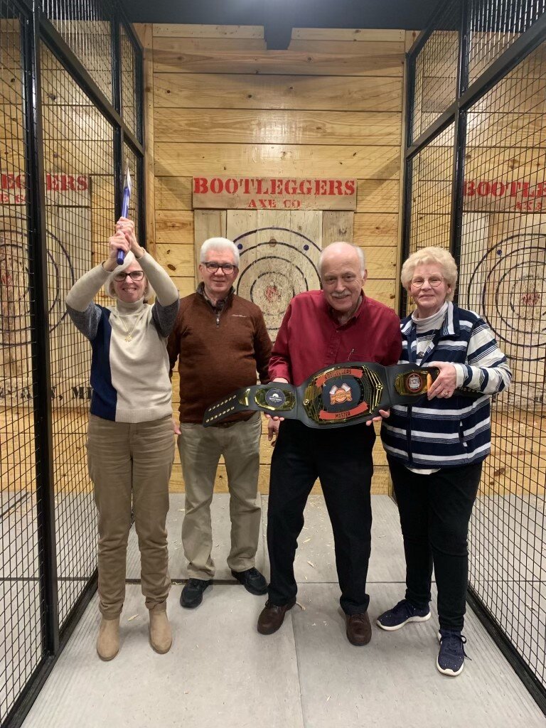 Axe throwing is fun for all ages! (As long as you're over 16 😉) Make it in for our happy hour DAILY between 2PM and 5PM, and 8PM to close for 30 minutes of axe throwing for only $30!

Get the family out of the house this weekend for an unforgettable