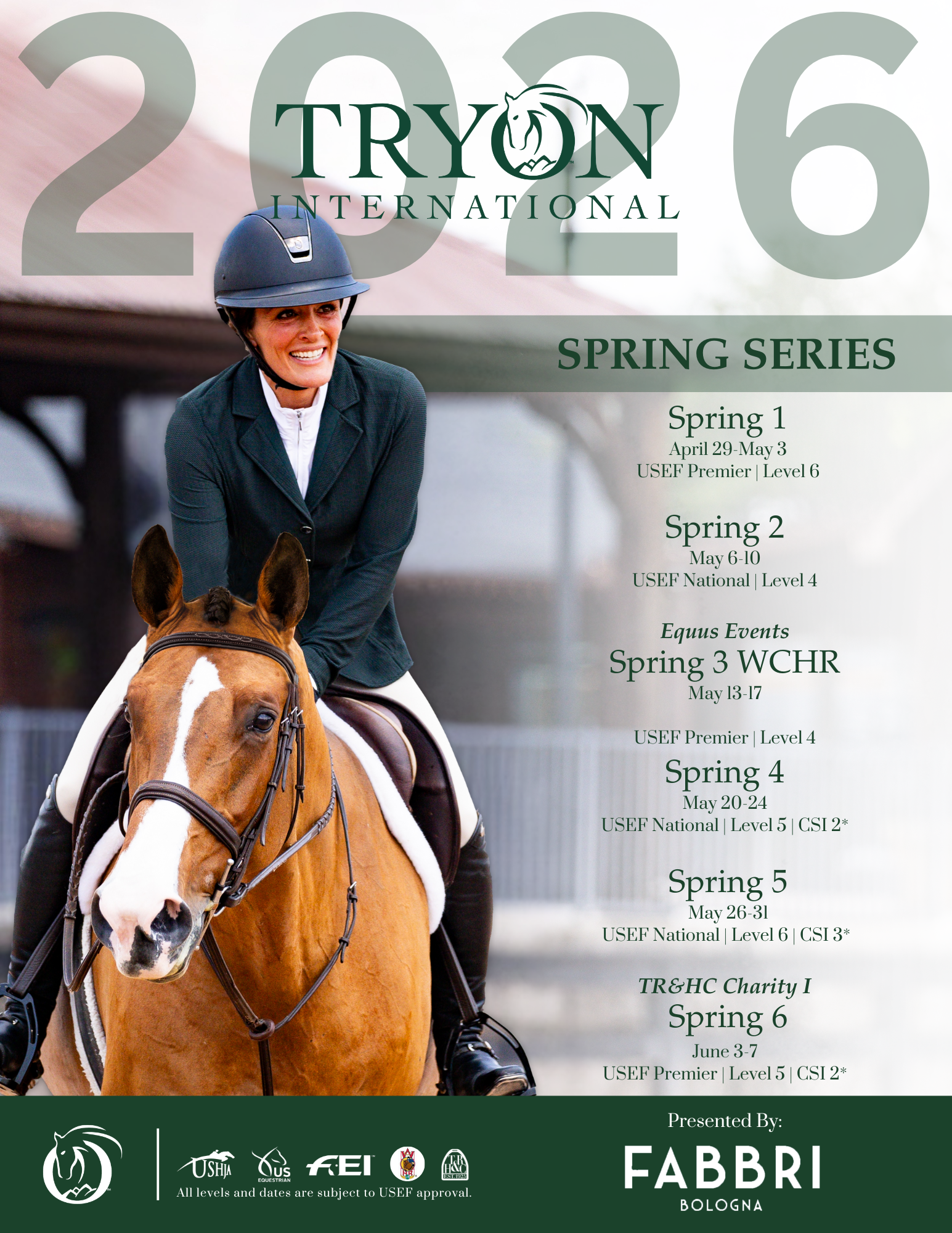 Spring Series prize list coming soon! 