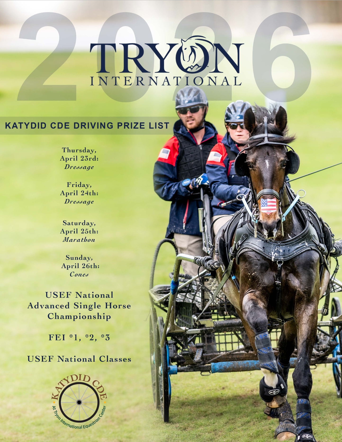 2026 Katydid CDE Prize List 