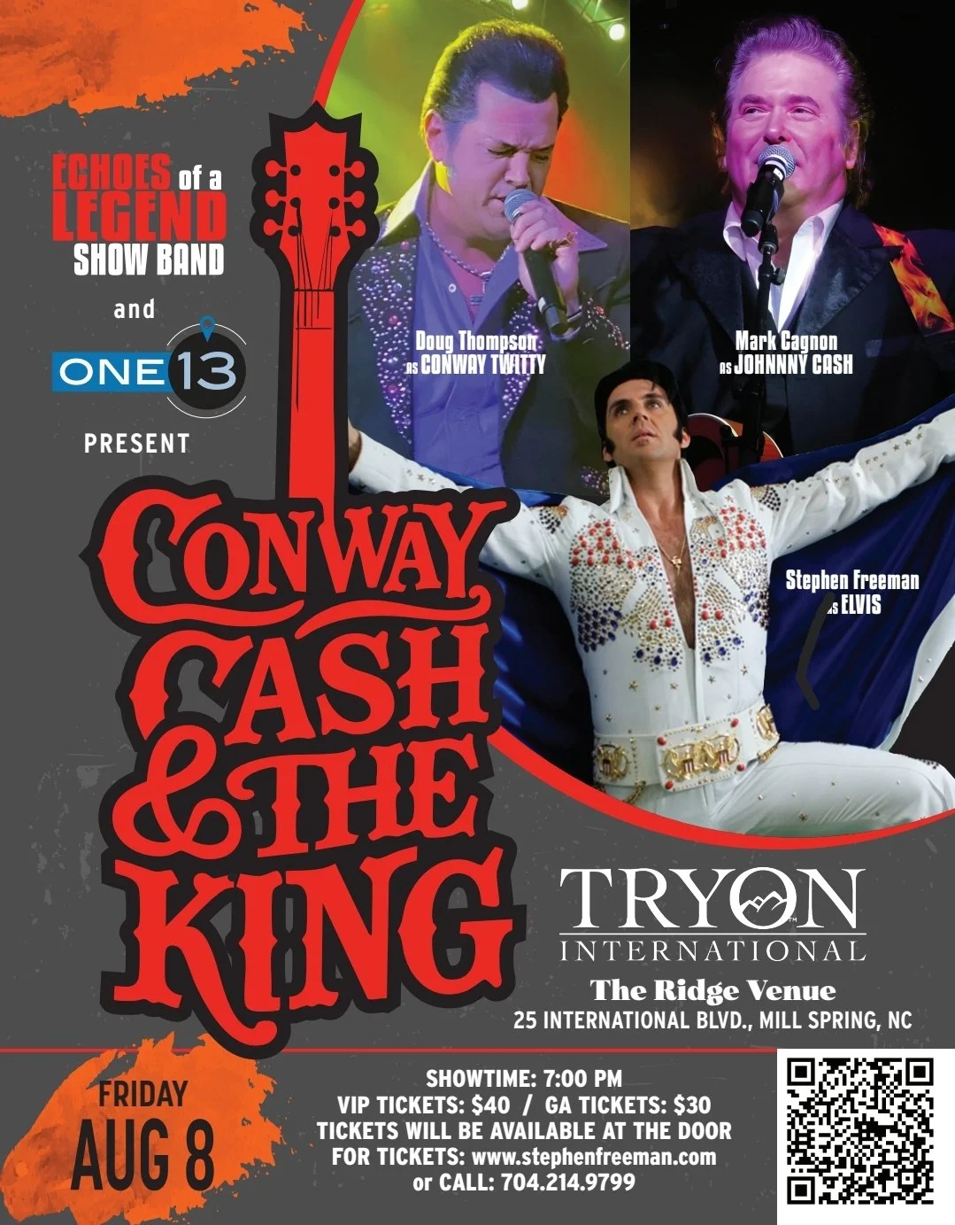 "Conway, Cash, & The King" Concert