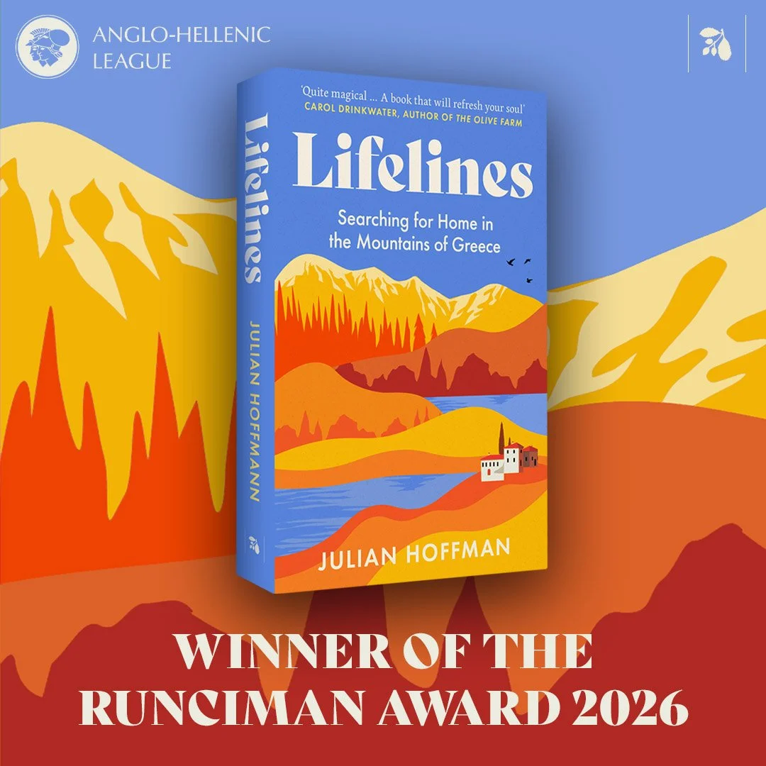 JULIAN HOFFMAN WINS THE ANGLO-HELLENIC LEAGUE’S RUNCIMAN AWARD 2026 FOR LIFELINES