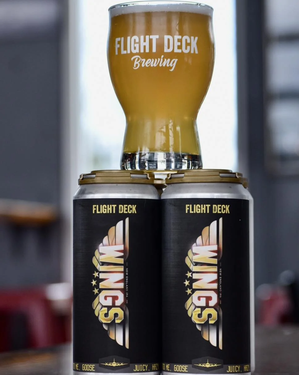 Fan favorite Wings is a New England IPA bursting with citrus and tropical flavors. It&rsquo;s hazy hue is a hallmark of the beloved New England IPA style. This haze is achieved through the addition of flaked oat and wheat during the brewing process. 