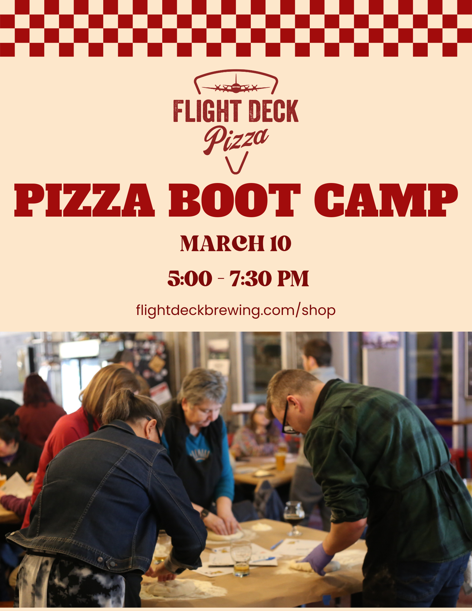 Flight Deck Pizza Camp!