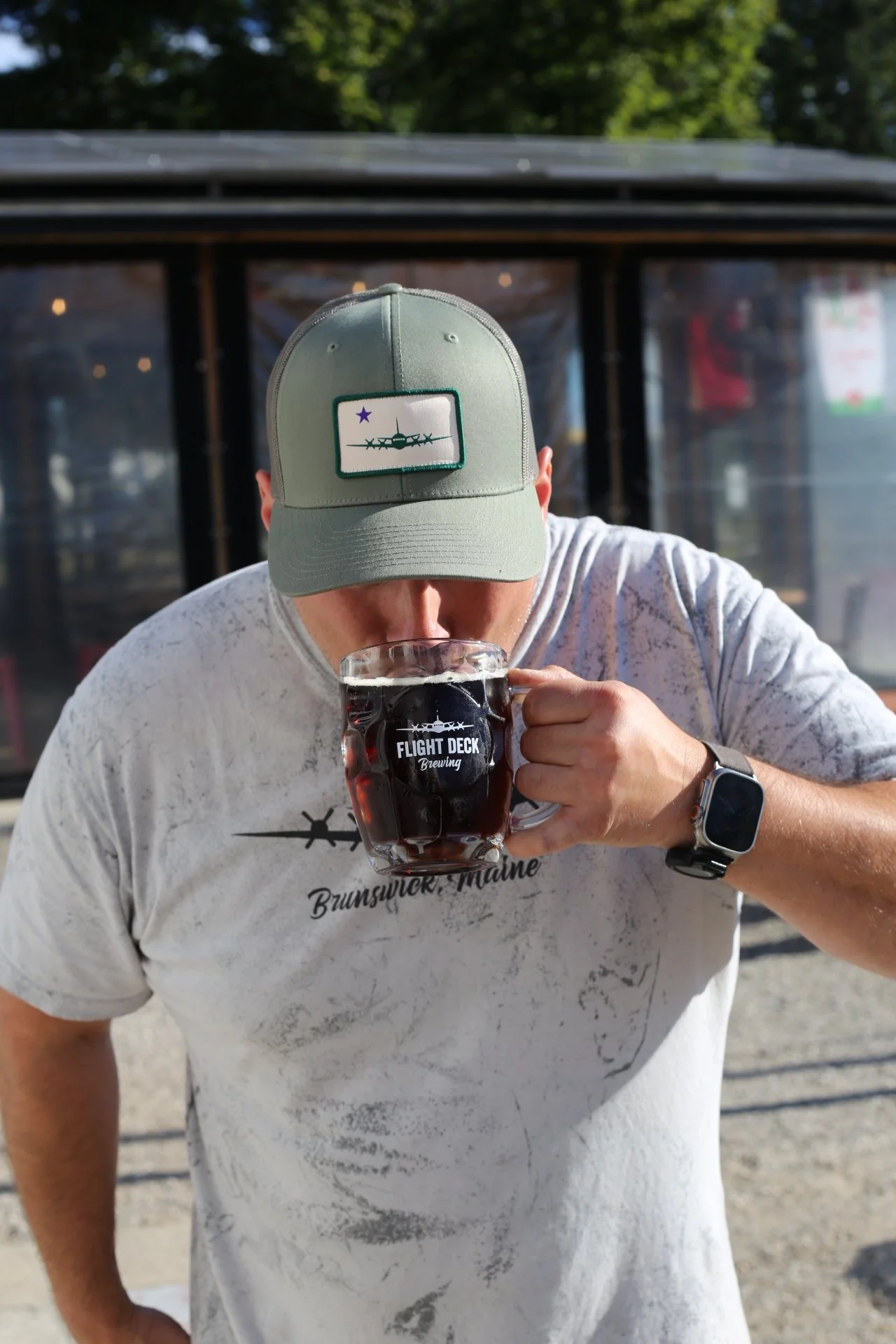 Trucker Hat- Maine Flag Inspired