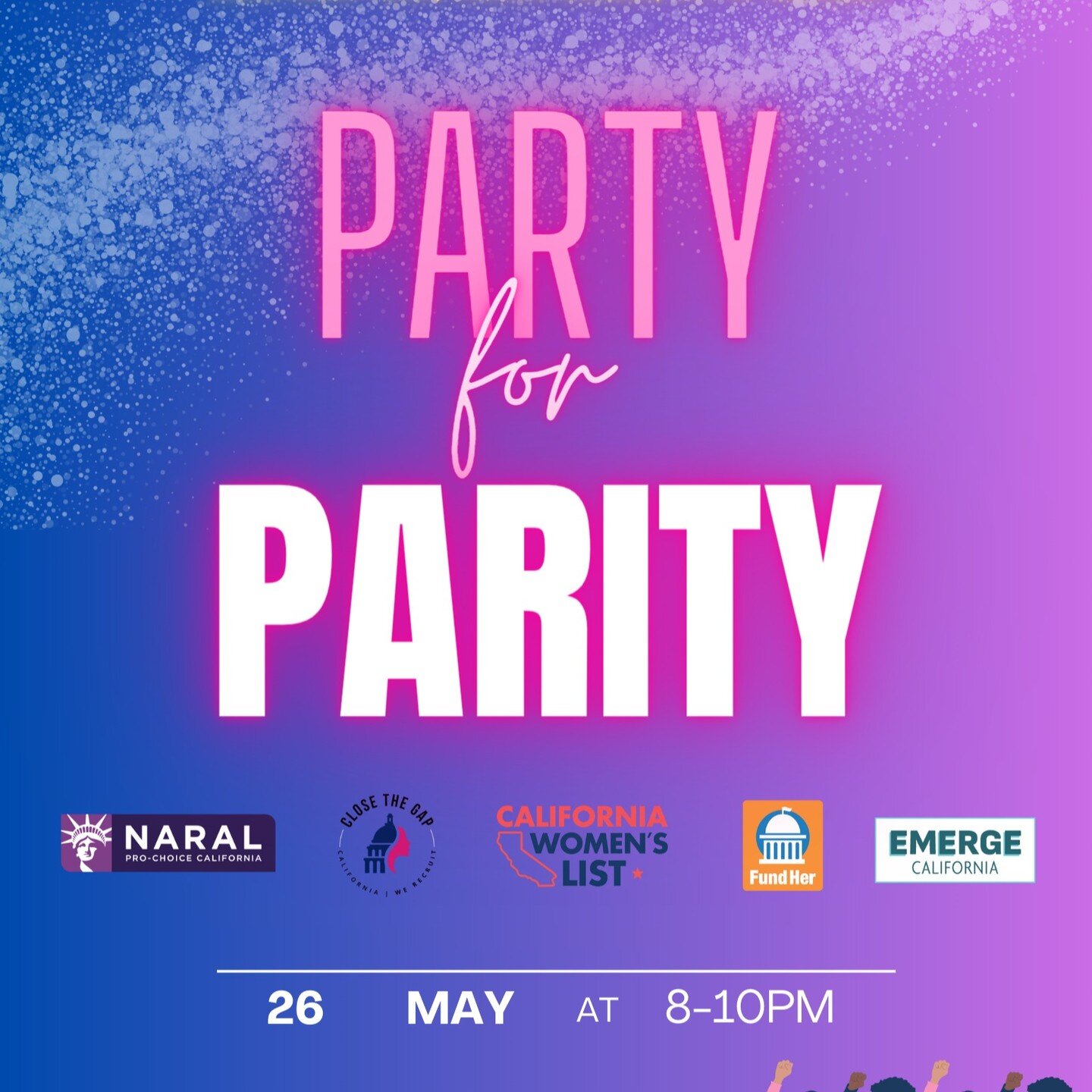 Party for Parity with California Women&rsquo;s List and our partners to celebrate women leaders across the state! 🎉

Limited Capacity. Link in Bio.