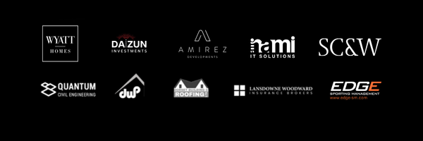 Wyatt Homes, Daizun Investments, Amirez Developments, Nami IT Solutions, SC&W, Quantum Civil Engineering, DWP Housing, Edge Management, Landsdowne Woodward, Dorset Building & Roofing
