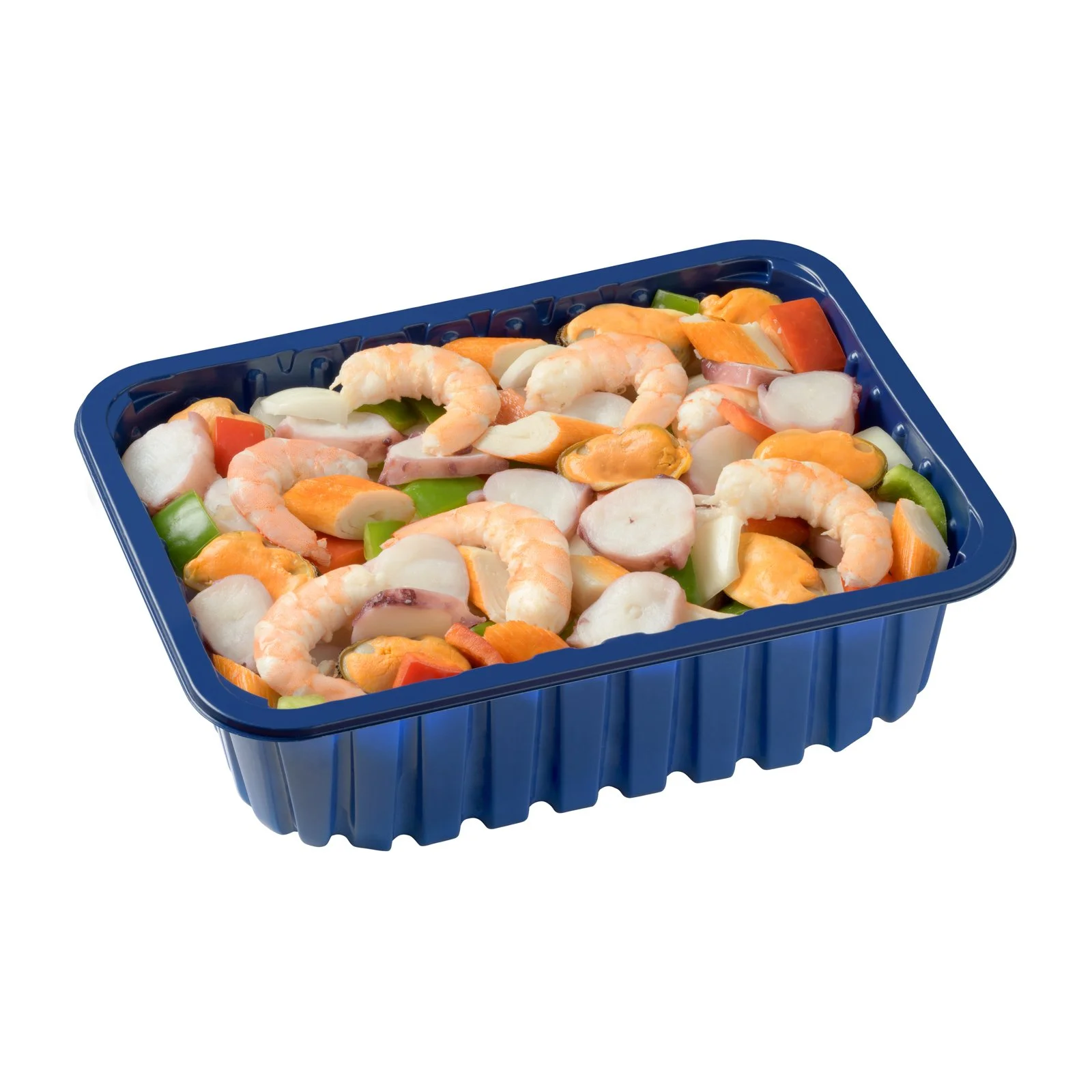 Preparado para salpicon Silomar en bandeja 1000 g, fotografía de producto para venta y distribución.