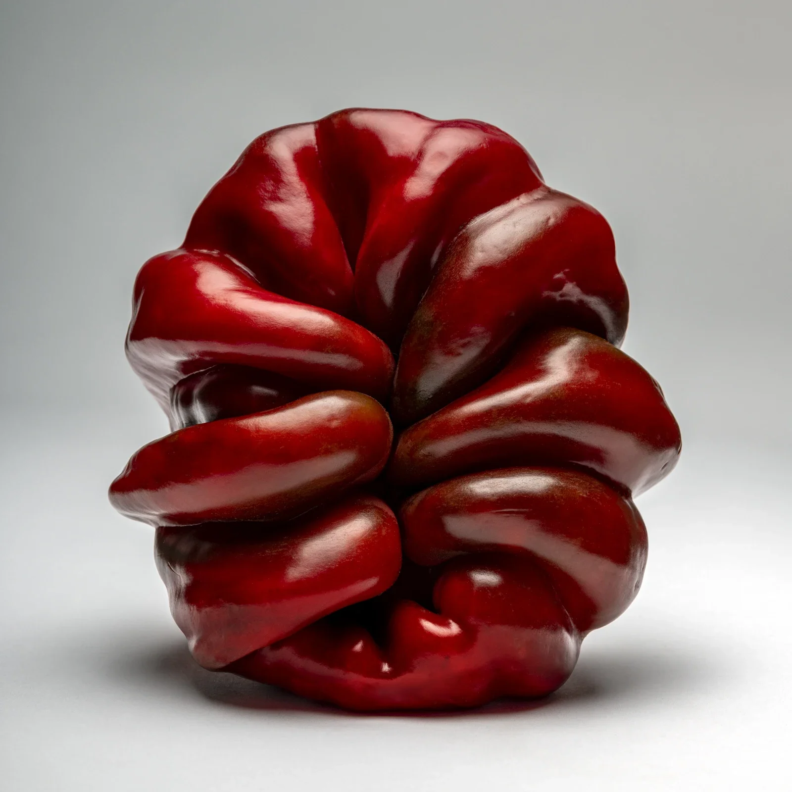 Fotografía de pimiento Rojo titulada "Todo al Rojo", premiada con un Premio Lux Plata por la AFPE.