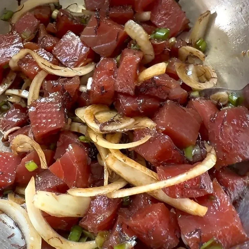 Traditional Hawaiian Shoyu Poke