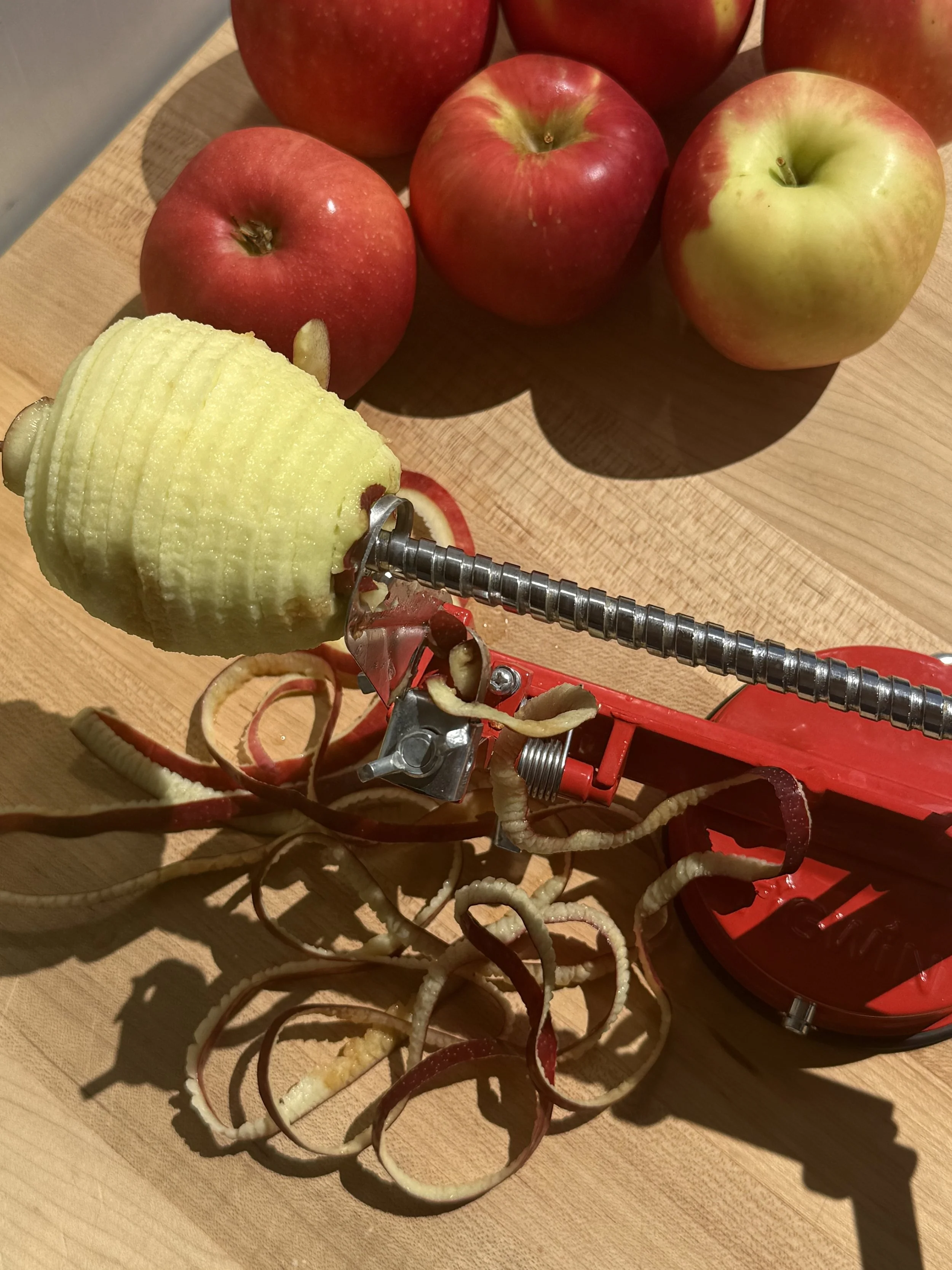 apple week, spice cake donuts & maple glaze