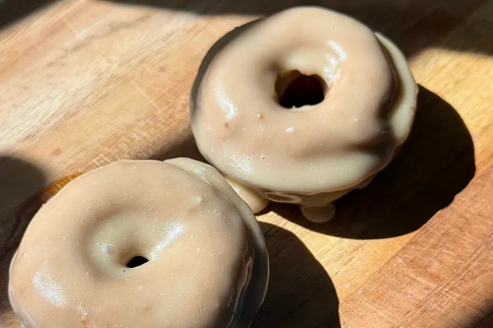 Spice Cake Donuts & Maple Glaze