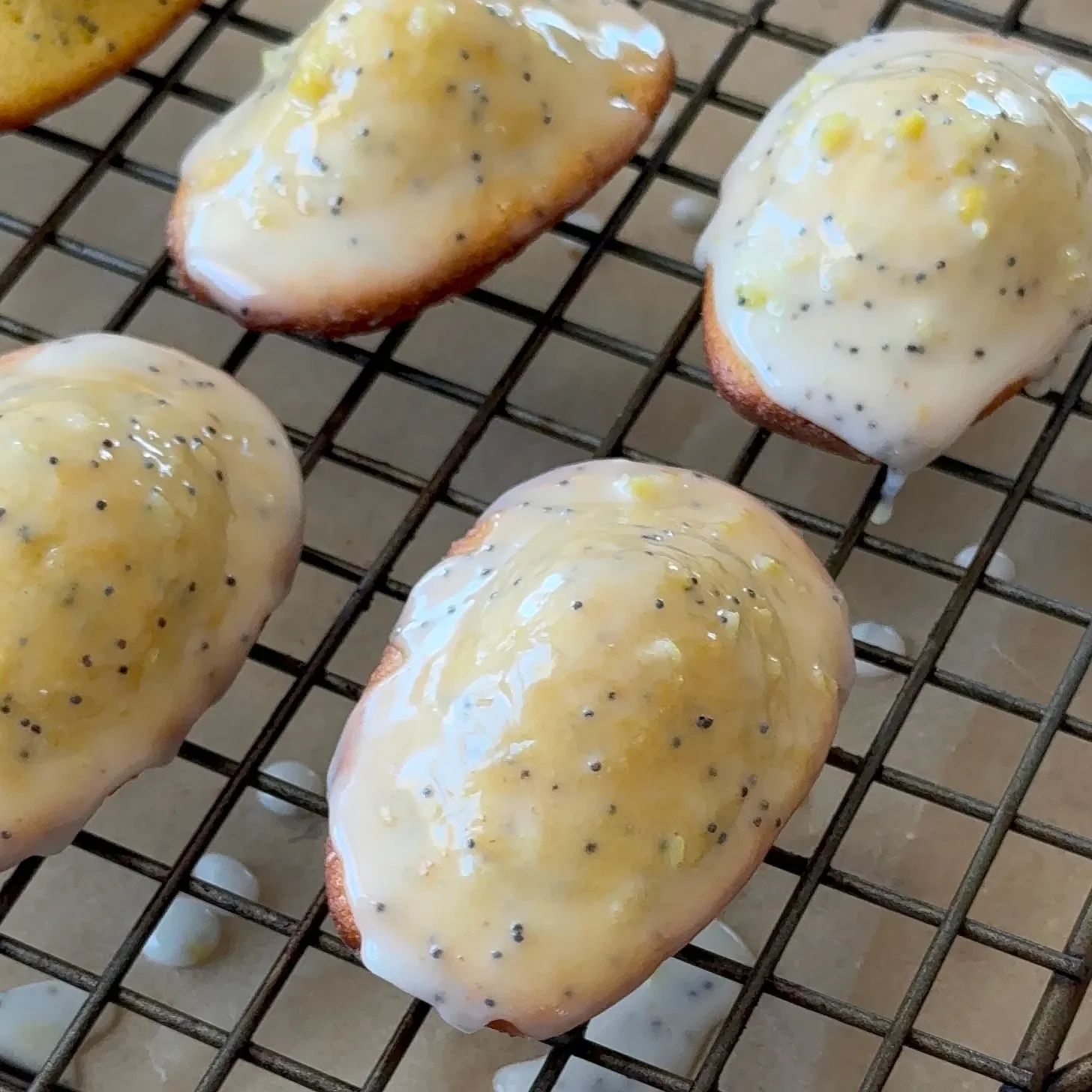 Lemon Poppyseed Madelines
