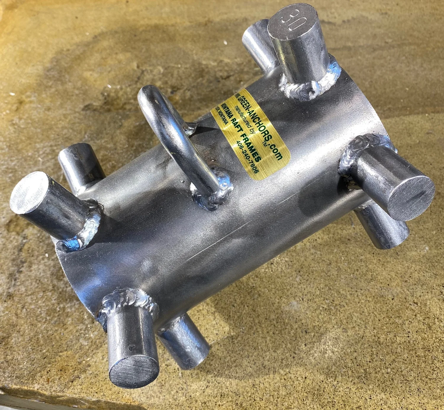 All steel anchor for raft and driftboats — Green Anchors, The