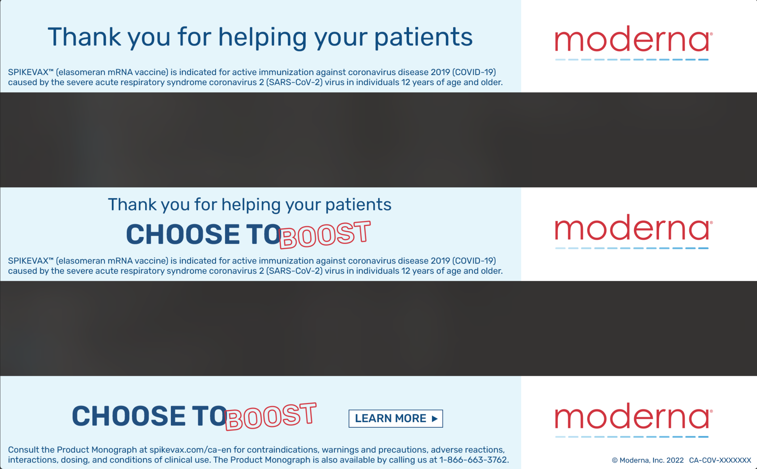 Moderna Web Banners