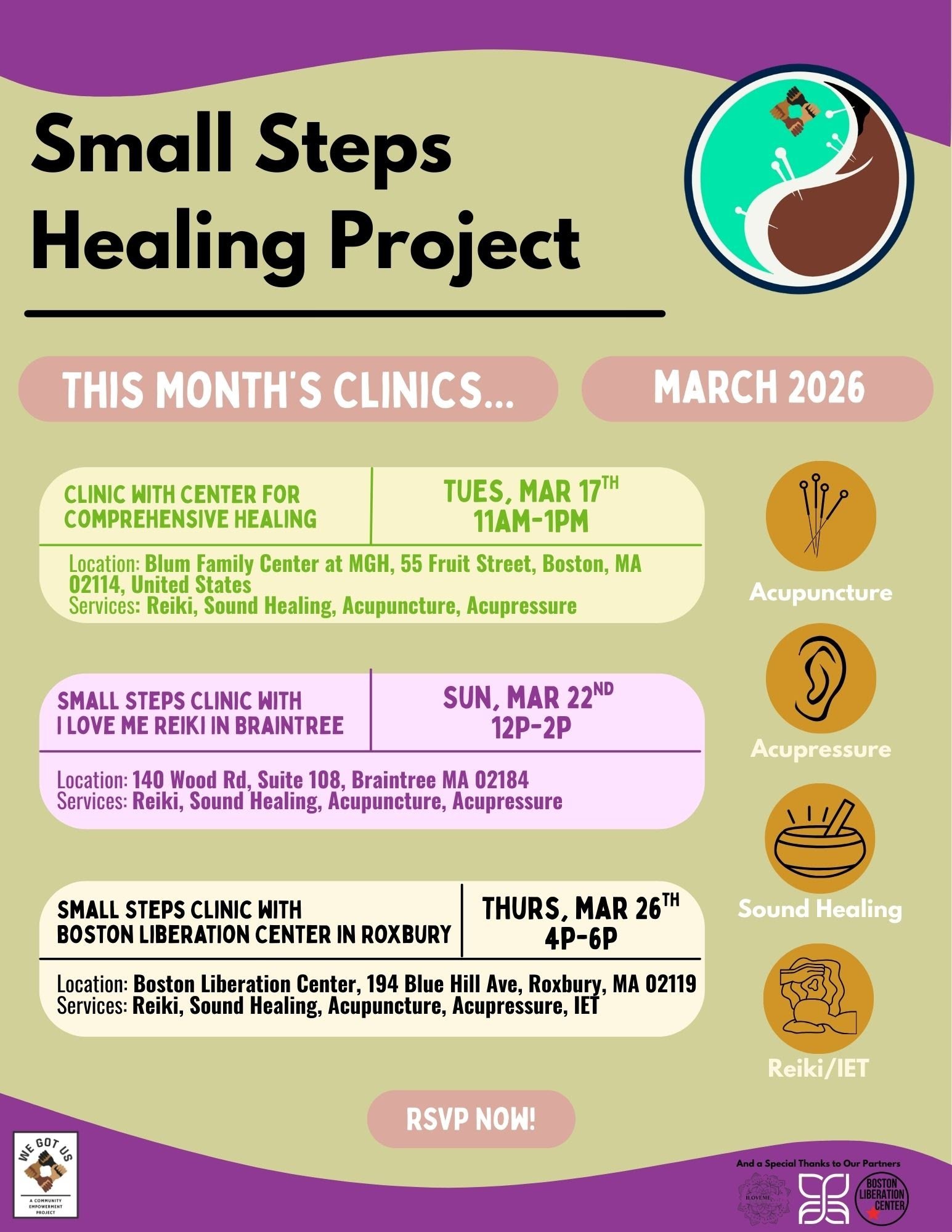 Small Steps Healing Project with We Got Us at BLA