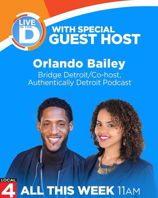 Orlando&rsquo;s guest hosting live on @local4news!! Catch him with @tatiamare at 11am all this week!!!

#blackpodcasts #blackpodcasters #detroitvseverybody #detroitnews #localnews #nabj #blackjournalist #blackjournalists #blackstories