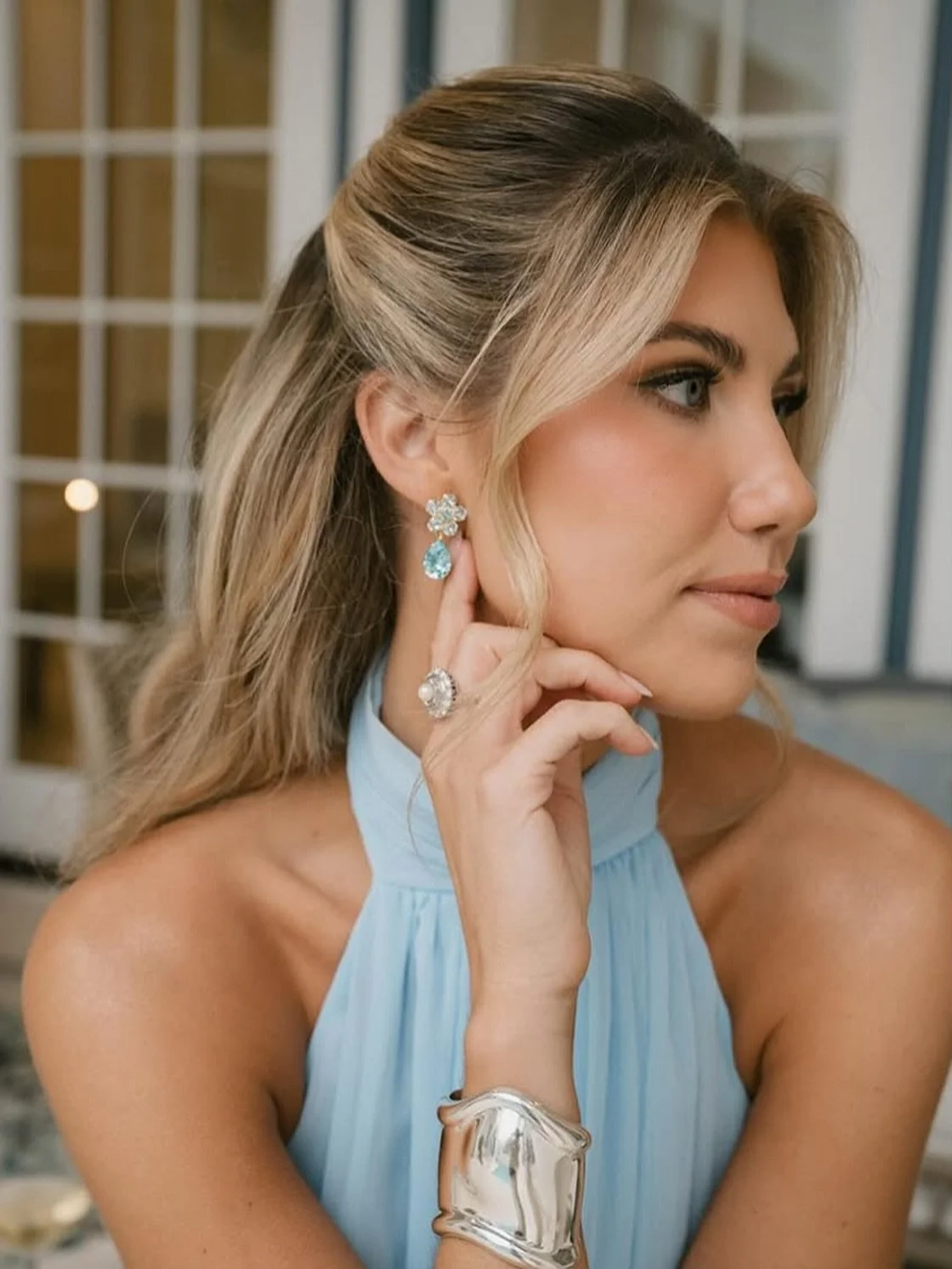 Something blue &amp; something tan 🩵 Schedule your mobile Elite Spray Tan today! Message 850.979.5354 ✨ 
#spraytan30a #spraytandestin #spraytanmiramarbeach #spraytanpcb #30afl #alysbeach