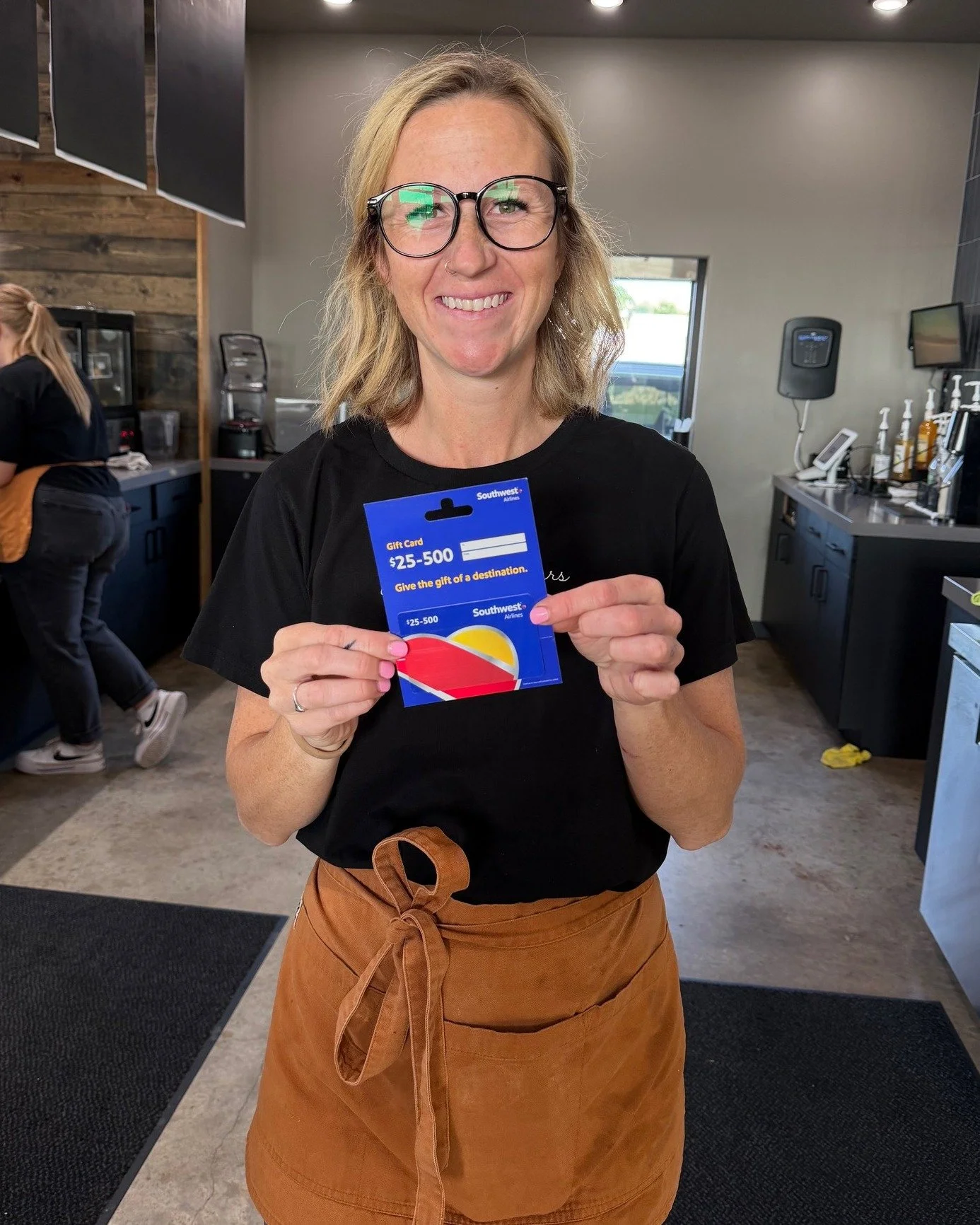 And the winner is&hellip; 
Ashley Moreno &mdash; you&rsquo;re headed somewhere fun with a $250 Southwest Airlines gift card! 

Thank you to everyone who came out to our Spring Market. It was such a sweet morning filled with good coffee, great vendors