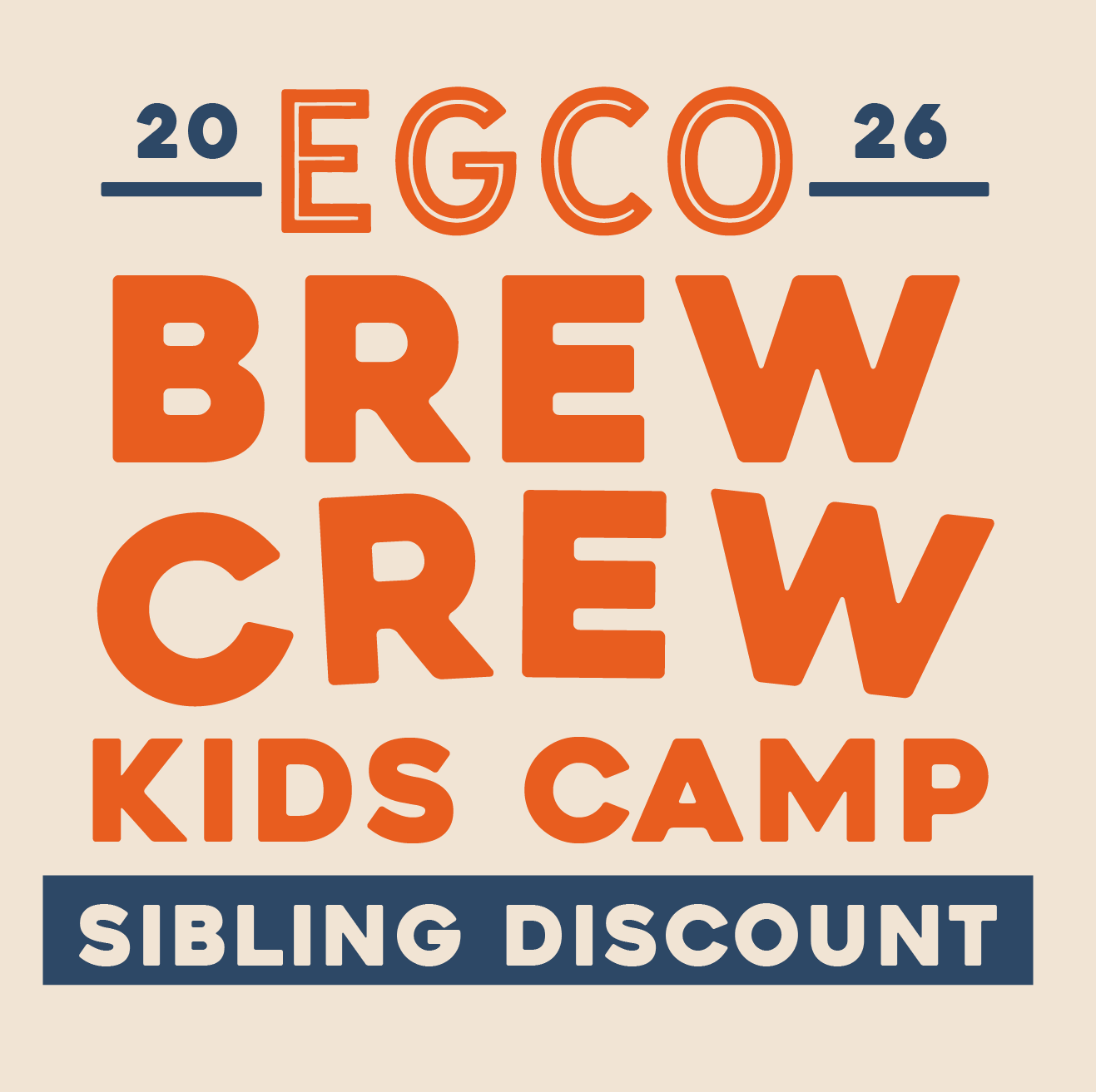 Brew Crew Kids Camp Sibling (Add-On) | July 2026