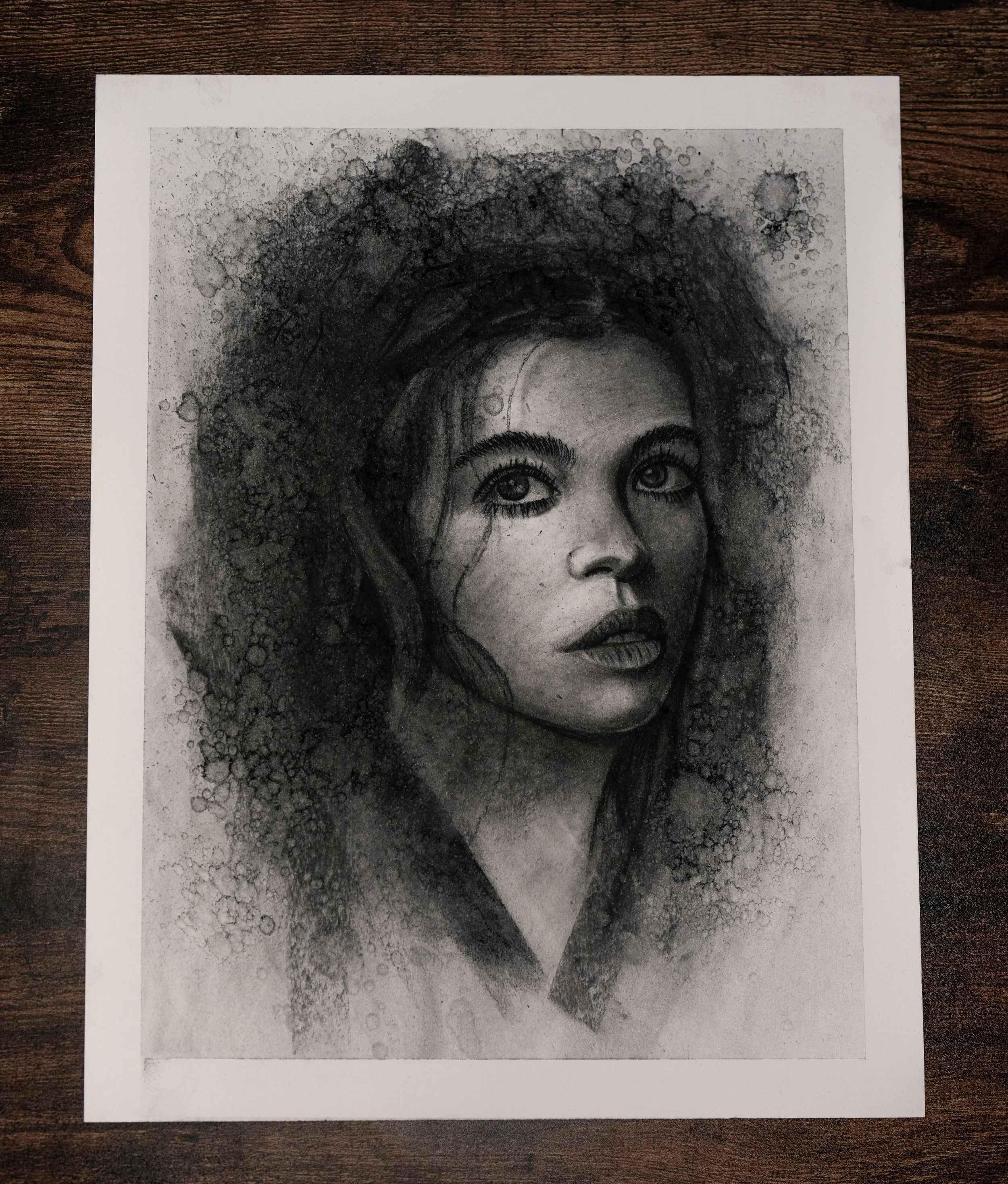 Charcoal on paper
