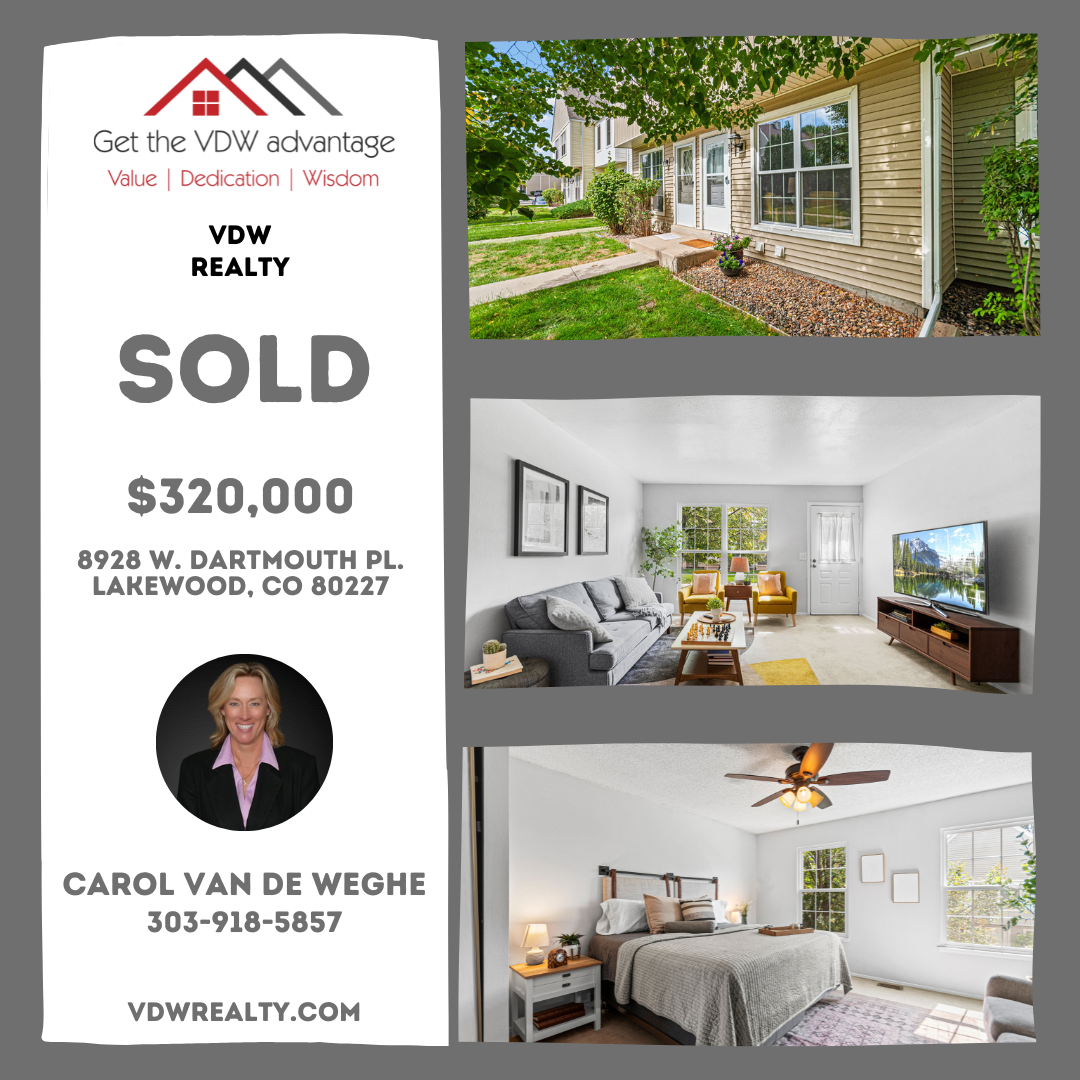8928 W. Dartmouth Pl. Lakewood CO 80227