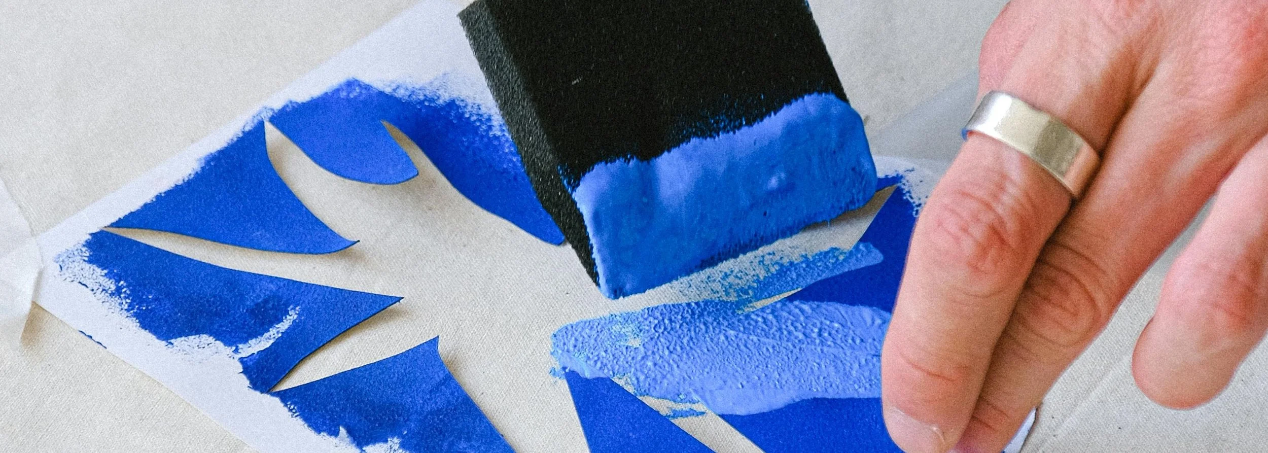 PAUSE: Sponge Painting