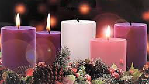 3 Advent candles