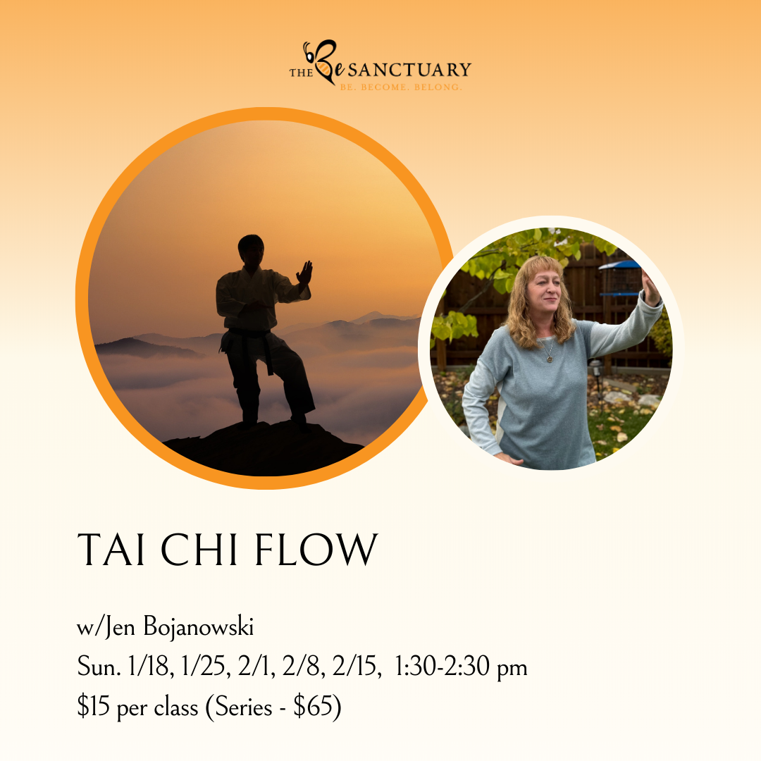 Tai Chi Flow w/Jen 5-session series, 1:30-2:30pm on 2/15